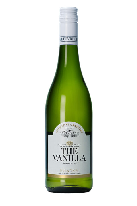 The Vanilla white wine bottle