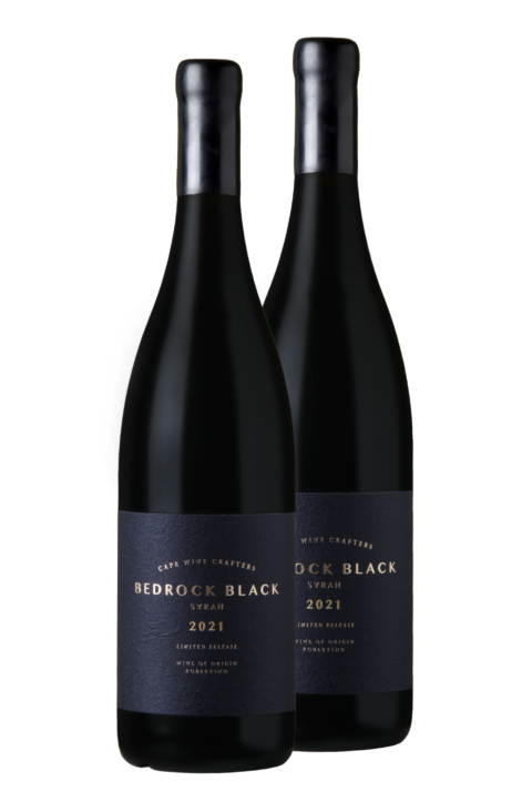 Bedrock Black wine bottle